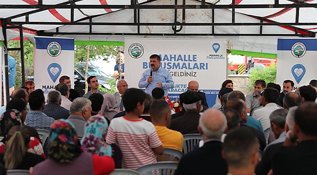 Emek Mahallesinde Vatandaşlarla Toplantı Yapıldı
