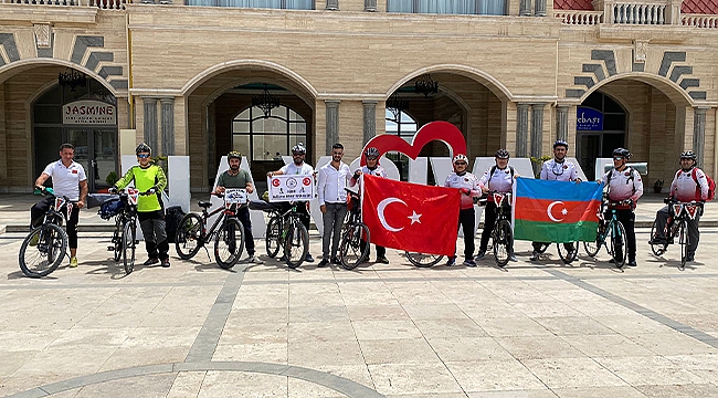 Iğdırlı Bisikletçiler Nahçıvan’da