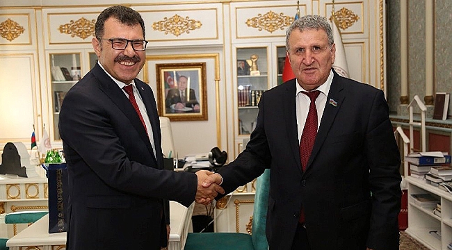 Azerbaycan Millî İlimler Akademisi Başkanı İsa Habibbeyli’den TÜBİTAK Başkanı Mandal’a Kutlama