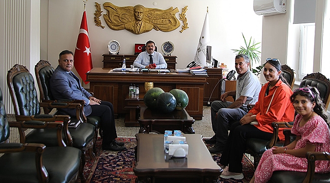 Örnek Çiftçi Alican Akcan’dan Vali Sarıibrahim’e Ziyaret