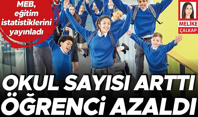 Okul sayısı arttı öğrenci azaldı