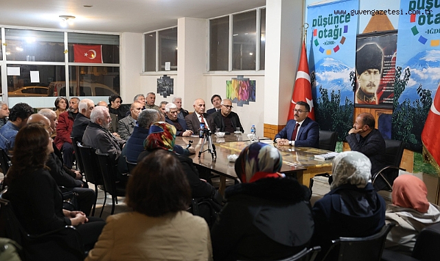 Düşünce Otağı’na Konuk Olan Vali Ercan Turan, Iğdır’ın Öncelikli Sorunlarını ve Yapılan Çalışmaları Anlattı