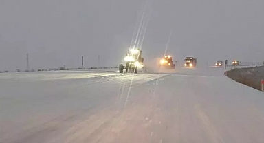 Erzurum'da 11 yerleşim yerine kardan ulaşım sağlanamıyor