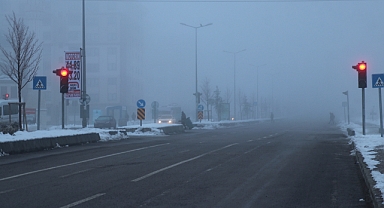 Erzurum'da Yoğun Sis ve Dondurucu Soğuk Hayatı Zorluyor
