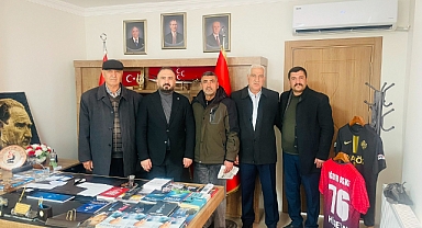 İbrahim Çay ve Safer Alver'den Hüseyin Ateş'e Ziyaret