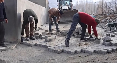Iğdır İl Özel İdaresi'nden Uğurca Köyü'ne Kilit Parke Desteği