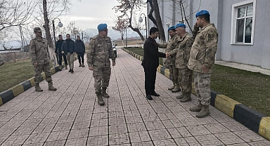 Kaymakam Muhammet Fatih Aydın, Suveren Jandarma Komando Tabur Komutanlığı'nı Ziyaret Etti
