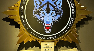 Malatya'da 16 kilo 380 gram sentetik uyuşturucu ele geçirildi