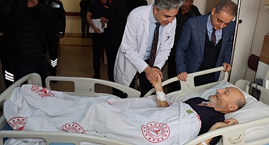 Erzincan'da kalp masajıyla kurtarılan 72 yaşındaki hasta taburcu edildi