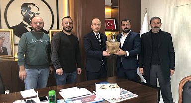 Iğdır Arı Yetiştiricileri Birliği'nden İl Tarım ve Orman Müdürü Ahmet Tingiş'e Ziyaret