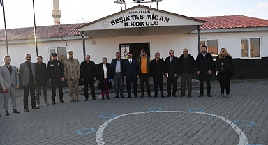 Kaymakam Muhammet Fatih Aydın'dan Karahacılı Köyü ve Beşiktaş Mican İlkokulu'na Ziyaret