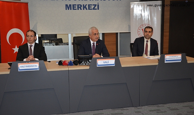 Muş'ta İl Koordinasyon Kurulu toplantısı yapıldı