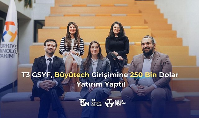 T3 Girişim Sermayesi Yatırım Fonu'ndan Büyütech'e 250 bin Dolar yatırım