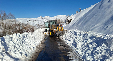 Elazığ'da kar nedeniyle kapanan 90 köy yolu ulaşıma açıldı