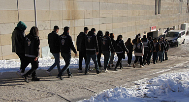 Elazığ merkezli 9 ilde dolandırıcılık operasyonunda 18 zanlı tutuklandı