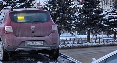 Erzurum'da korsan taşımacılık yaptığı belirlenen sürücüye 46 bin lira ceza