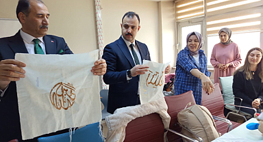 Halk Eğitim Kurslarına Ziyaret Gerçekleştirildi