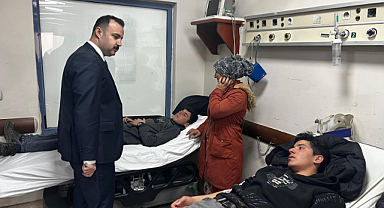 Iğdır'da Öğrenci Servisi Kazası: Vali Yardımcısı ve Sağlık Müdürü Yaralıları Hastanede Ziyaret Etti