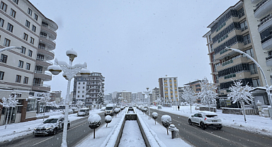 Malatya'da kar etkisini sürdürüyor