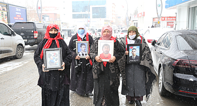 Muşlu aileler DEM Parti binası önündeki eylemlerini sürdürdü