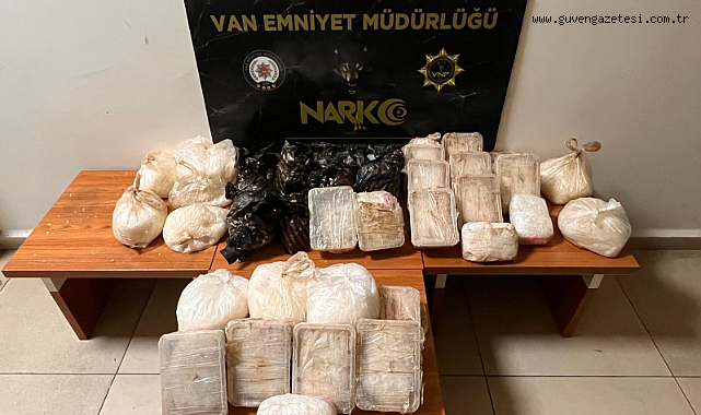 Van'da 30 kilo 720 gram sentetik uyuşturucu ele geçirildi