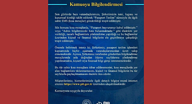 Ptt'den Kamuoyu Duyurusu: Sahte SMS Uyarısı