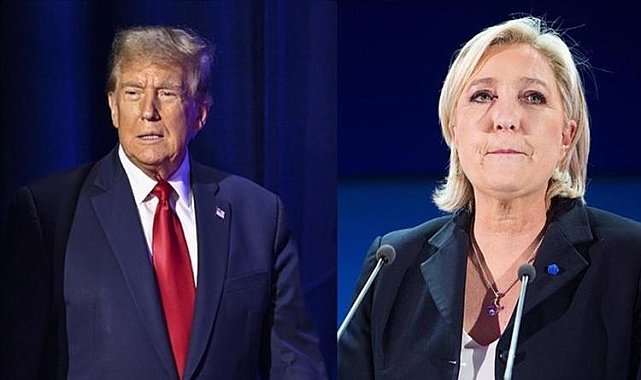 Trump'tan Le Pen'e destek!