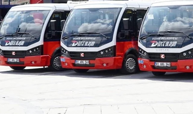 Düzce'de şehir içi ulaşım ücretlerine zam