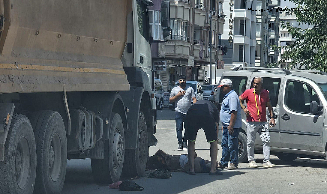 Iğdır'da İnşaat Kamyonu Yayaya Çarptı: Kadın Yaralandı