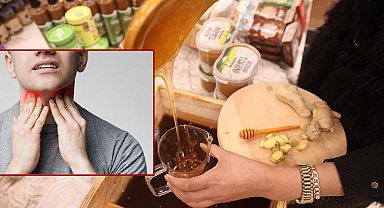 Boğaz enfeksiyonuna karşı doğal destek: Zencefil ve bal karışımlı tarif...