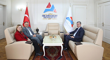 Rektör Gürel’den AİÇÜ’ye Nezaket Ziyareti