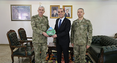 Erzurum ve Iğdır Askeri Komutanlarından Vali Taşolar'a Ziyaret