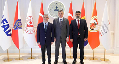 Iğdır Heyetinden İçişleri Bakanı Mustafa Çiftçi'ye Ziyaret