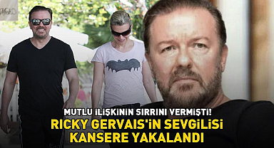 MUTLU İLİŞKİNİN SIRRINI VERMİŞTİ! Ricky Gervais'in hayat arkadaşı kansere yakalandı! 'After Life' dizisini hatırlattı - Magazin Haberleri