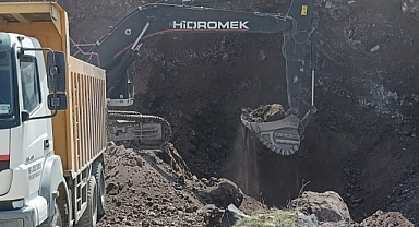 Alibey Köy Grup Yolunda Bakım ve Genişletme Çalışmaları Sürüyor