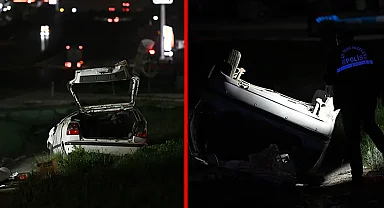 Ankara'da feci kaza: Kontrolünü kaybeden araç takla attı! 1 ölü 2 yaralı