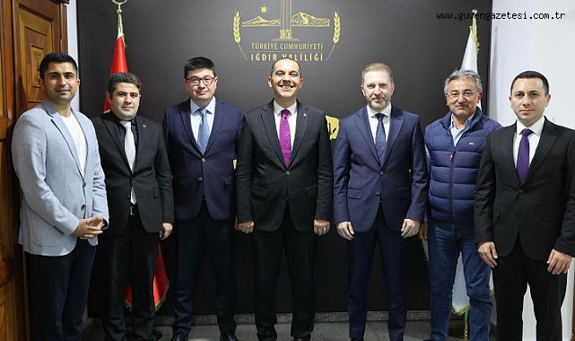 Azerbaycan heyetinden Iğdır Valiliği’ne ziyaret