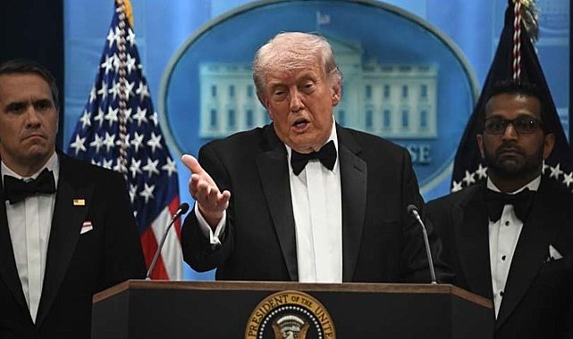 Beyaz Saray'da silah sesleri! ABD Başkanı Trump: Silahlı saldırgan yakalandı
