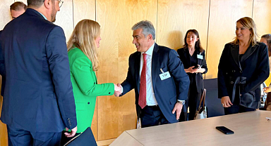 Cantürk Alagöz Almanya Parlamentosu'nda Temaslarda Bulundu