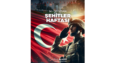 Cantürk Alagöz'den Şehitler Haftası Mesajı