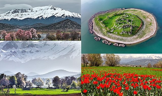 Hayran bırakan manzaralar! 2 mevsimin güzelliği bir arada