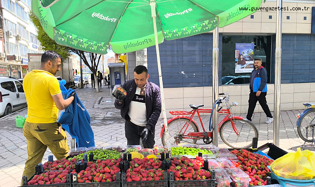 IĞDIR’DA ÇİLEK FİYATLARI DÜŞÜŞE GEÇTİ