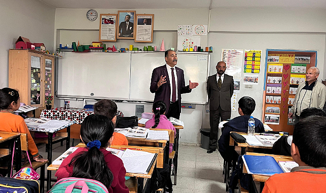 Iğdır’da Okullara Ziyaret: İl Müdürü Aziz Gün Öğrenci ve Öğretmenlerle Buluştu