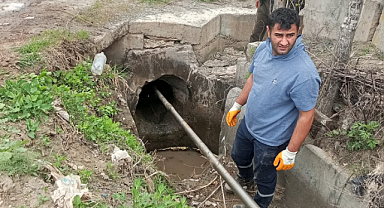 Iğdır’da Sulama Sezonu Öncesi Kritik Müdahale: Menfez Tıkanıklığı Giderildi
