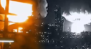 İlk kez paylaşıldı! İran Katar'daki kritik noktayı böyle vurdu