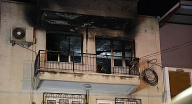 İzmir'de yangın faciası! 71 yaşındaki Hasan Girgin hayatını kaybetti engelli oğlu entübe edildi