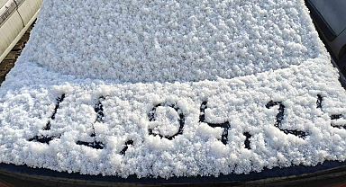 Kayseri'ye Nisan ayında kar yağdı