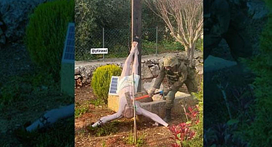 Lübnan'da çekilen bu fotoğrafa Hristiyanlardan tepki geldi: İsrail askerinin İsa heykelini parçaladığı görüntü ortaya çıktı!