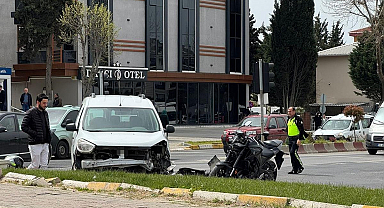 Lüleburgaz'da trafik kazası: 1 yaralı