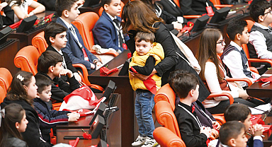 Meclis çocuklarla şenlendi